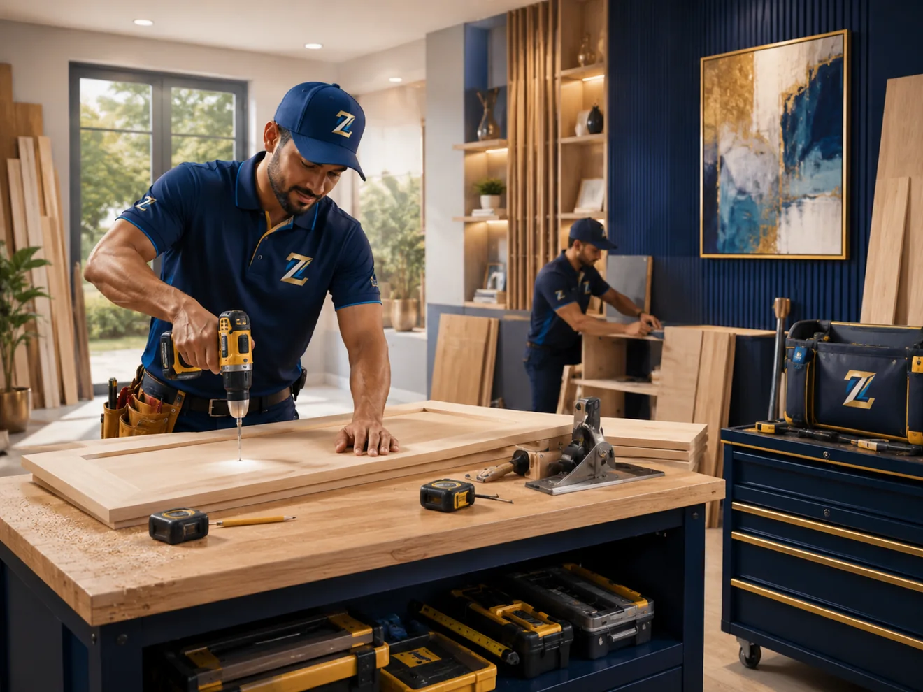3D carpentry work service visual