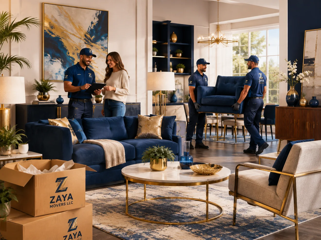 3D furniture buying and selling service visual