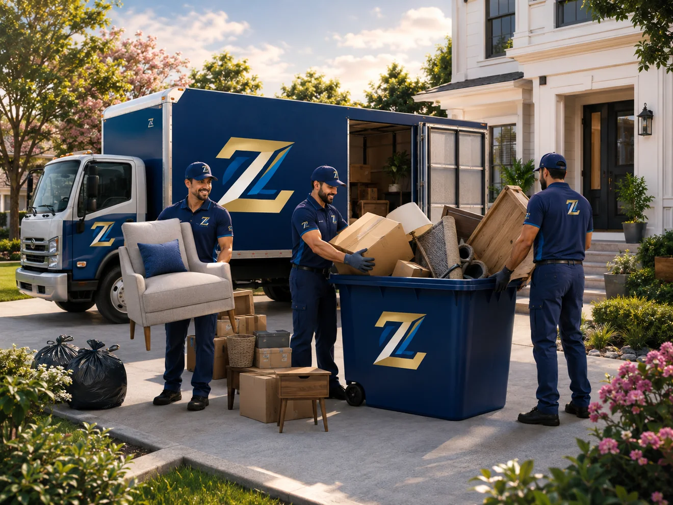 3D junk removal service visual
