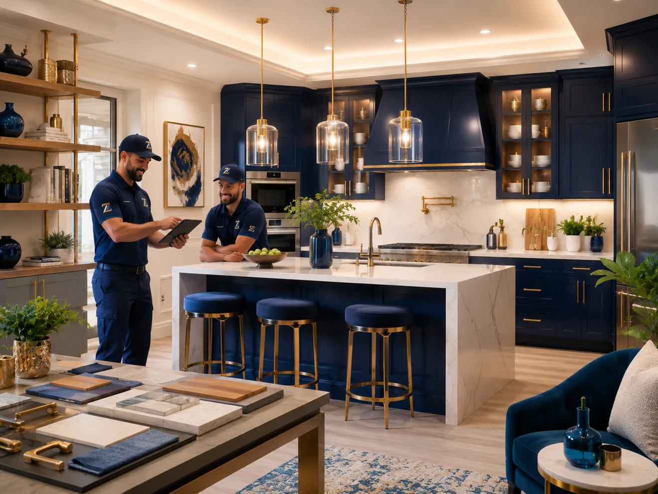 Kitchen interior design visual